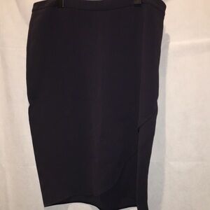 Max Mara Gray Pencil Skirt | Light Flowy Fabric | Size 14
